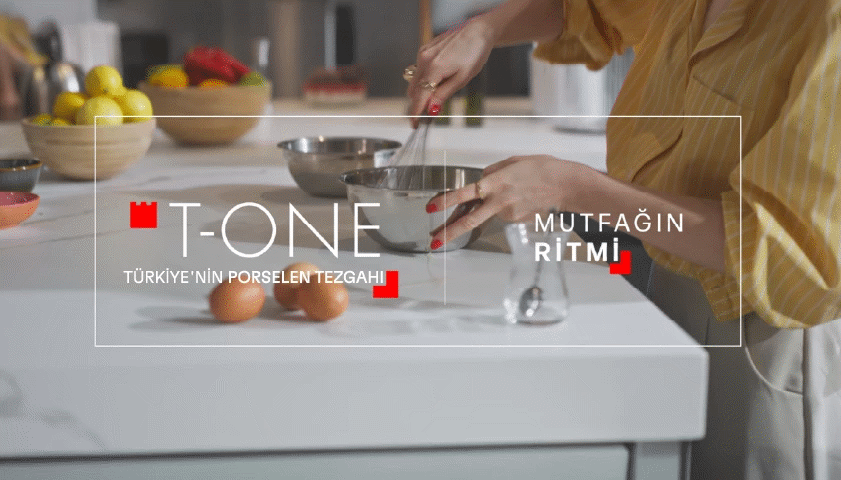 T-One, Yeni Reklam Filmiyle Mutfaklara Estetik, Ritm ve İlham Getiriyor