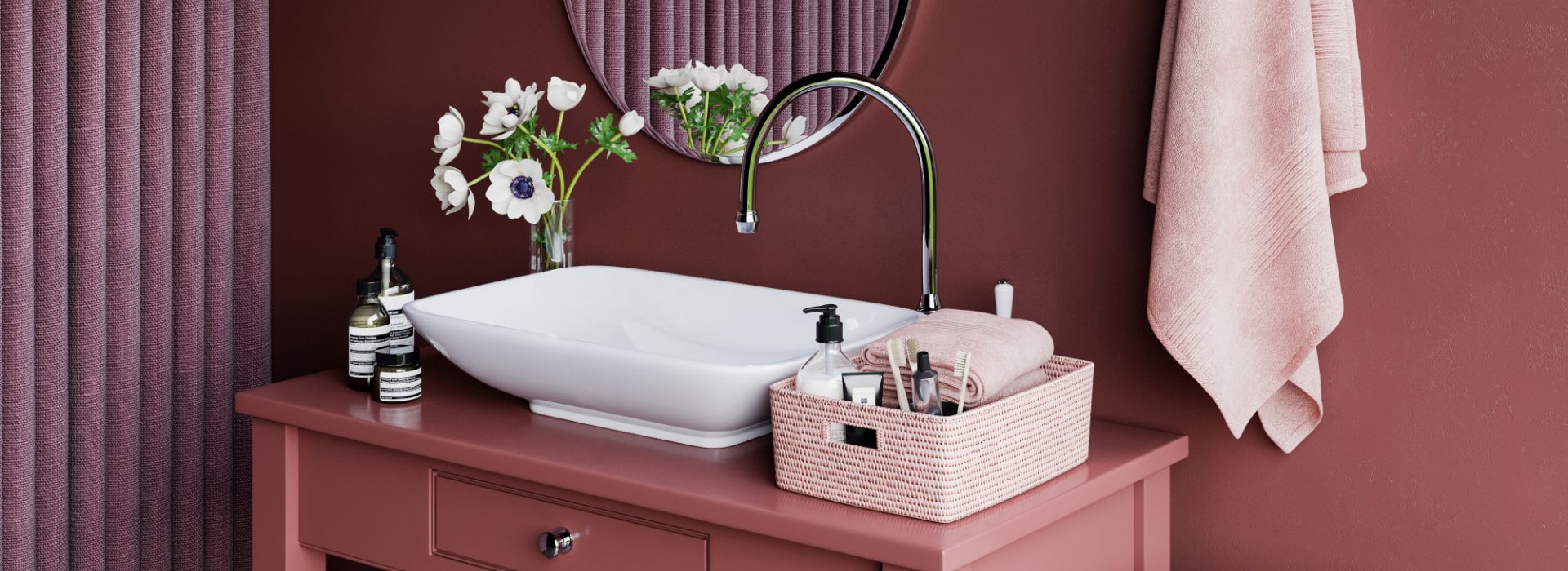 Colourful Bathrooms