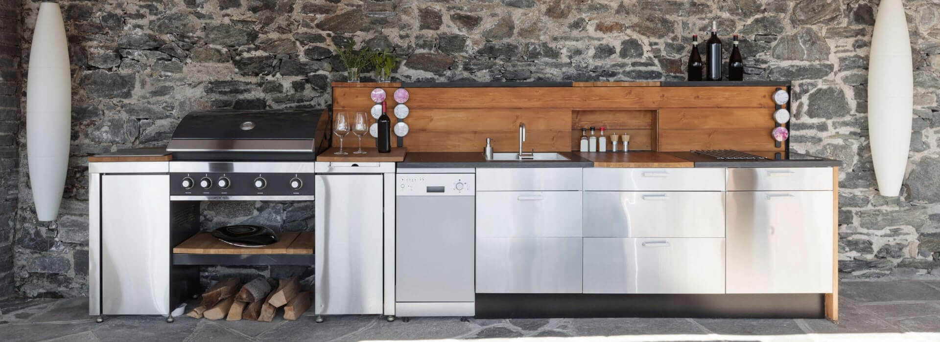 Outdoor Bathrooms and Kitchens