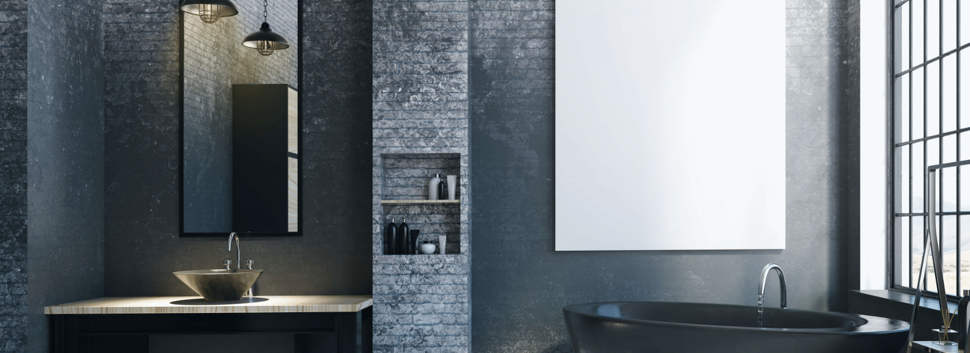Two Styles in One Bathroom