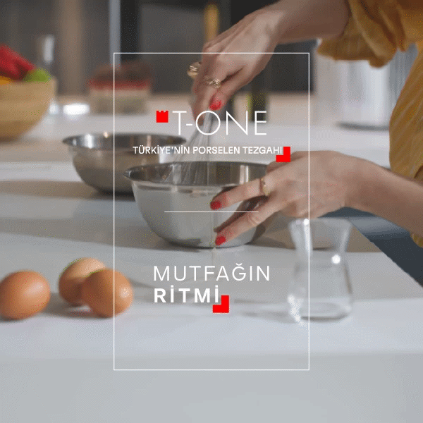 T-One, Yeni Reklam Filmiyle Mutfaklara Estetik, Ritm ve İlham Getiriyor