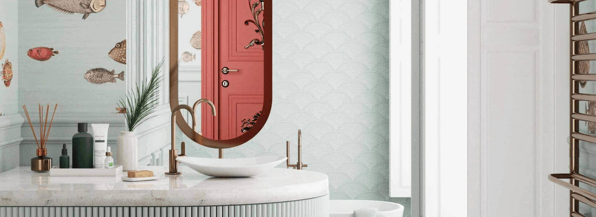 Bathroom Wallpaper: How to Choose and Apply It