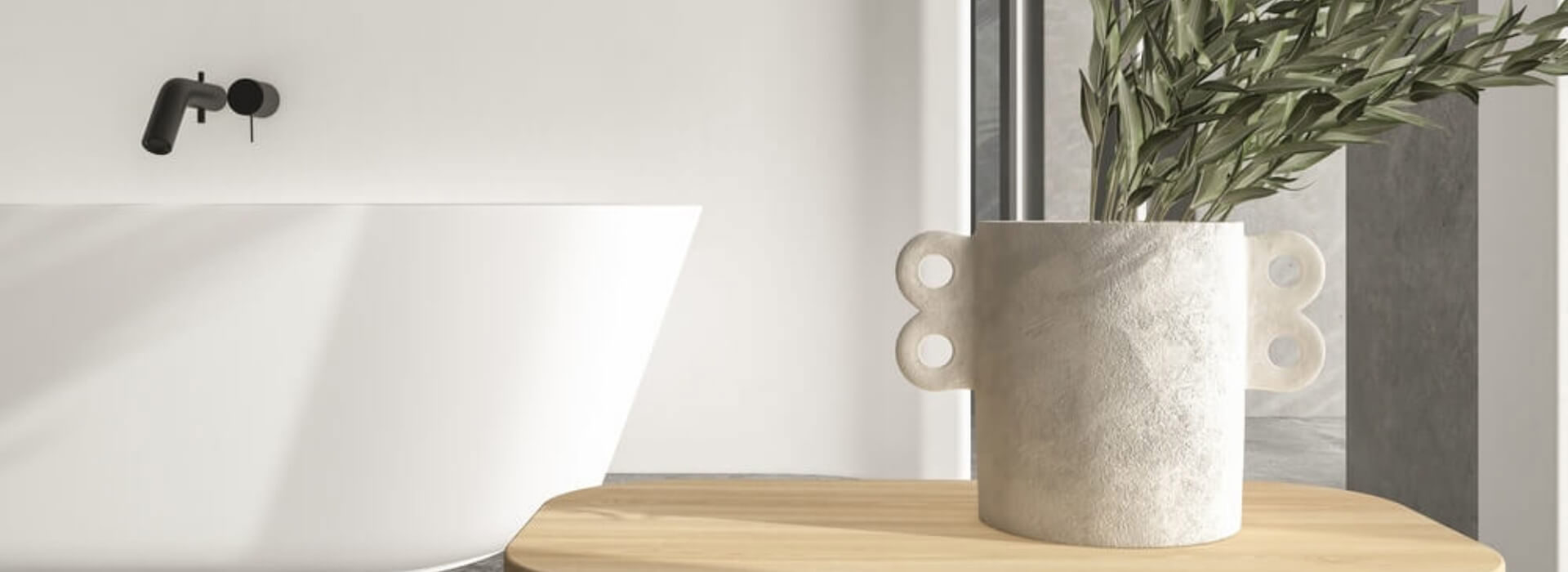 Curves and Flowing Lines in the Bathroom